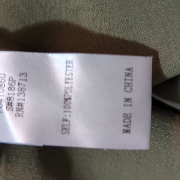 Dreamy Lightweight Olive Green Joggers Pants Size L New - Picture 7 of 7